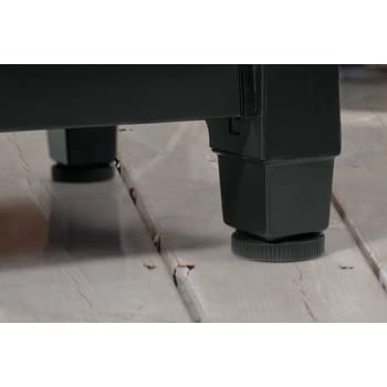 Keter Unity XL BBQ Side Table, Dimensions 134 x 51.7 x 89.6 cm, Grey, Weatherproof, Stainless Steel Worktop, Outdoor Sideboard, Perfect for Grilling in Spring