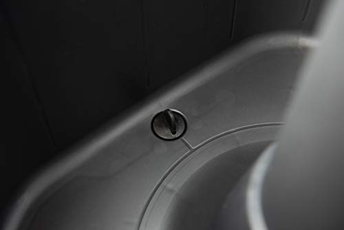 Keter Bevy BAR Cocktail Table, Polypropylene, Anthracite Grey