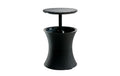 Keter Pacific Rattan Style Outdoor Cool Bar Ice Cooler Table Garden Furniture - Anthracite