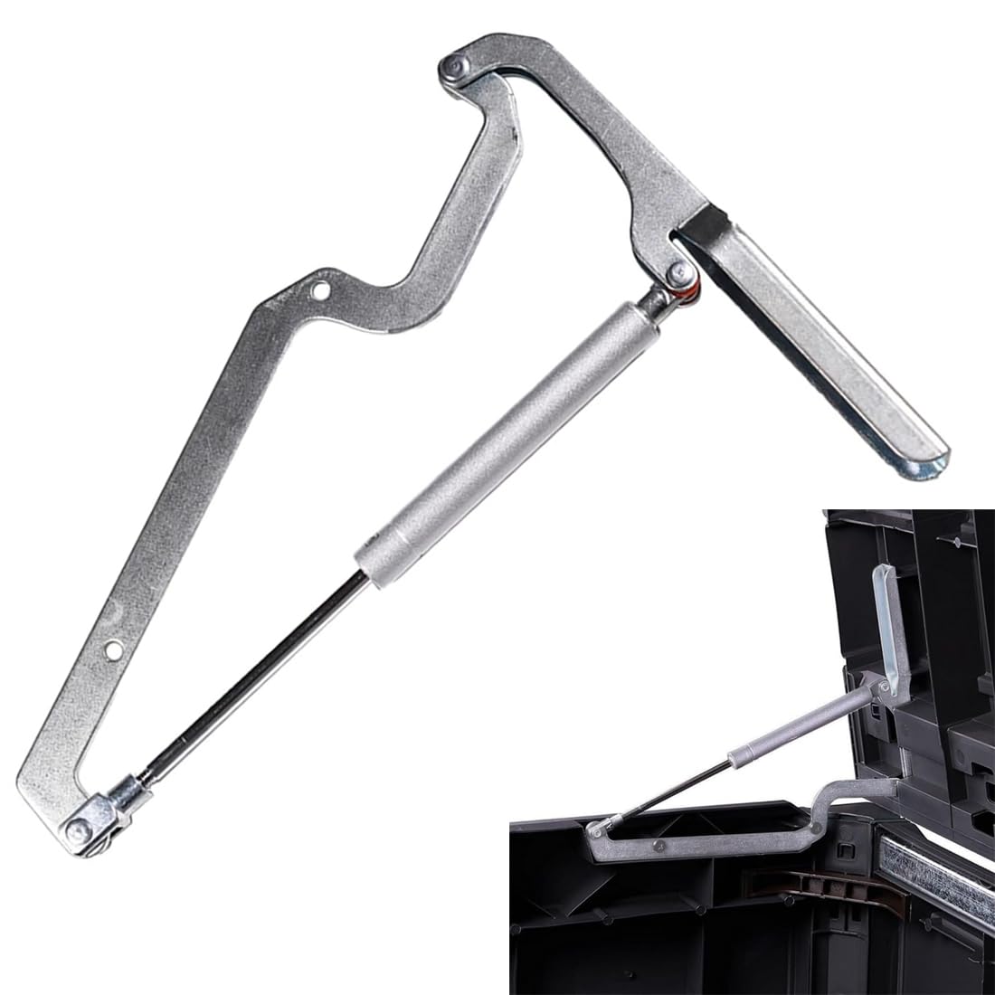 FiTspi Lid Piston Shock Hinge Support Gas Strut 120N for Keter Hinge Store It Out Arc/Max/Ace Storage Box Part, Replacement Parts for Keter Storage