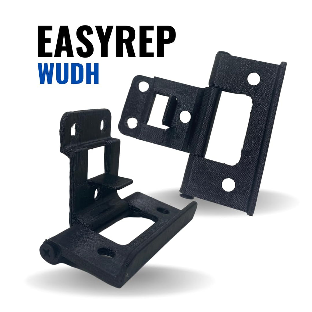 EASYREP 2 Pack Replacement WUDH Hinge for Keter Ultra and Max Store It Out Storage Garden Deck Bin Box