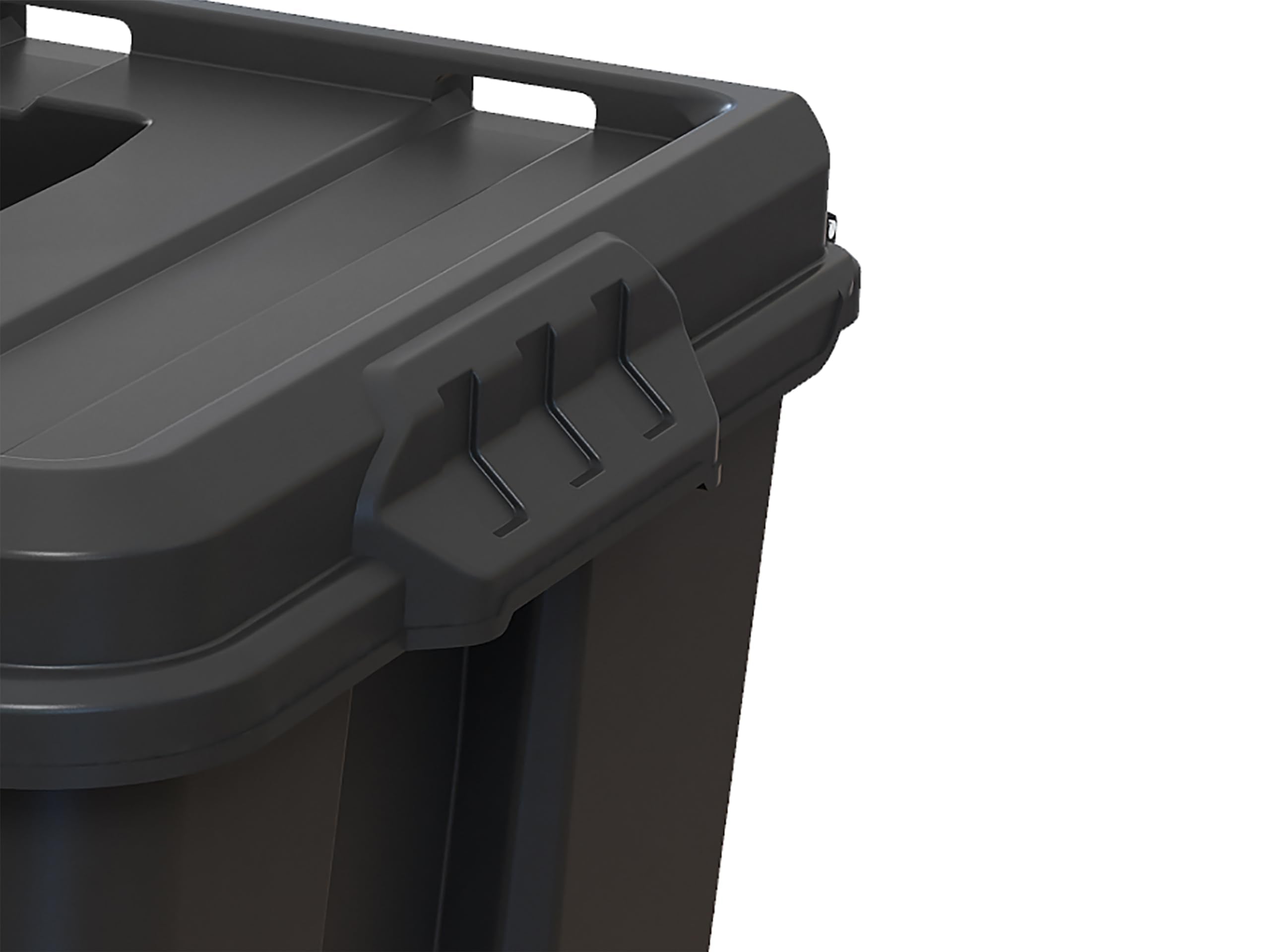 Keter Stack n' Roll Modular DIY Toolbox, Stackable, Lightweight, Durable, Water Resistant, Black