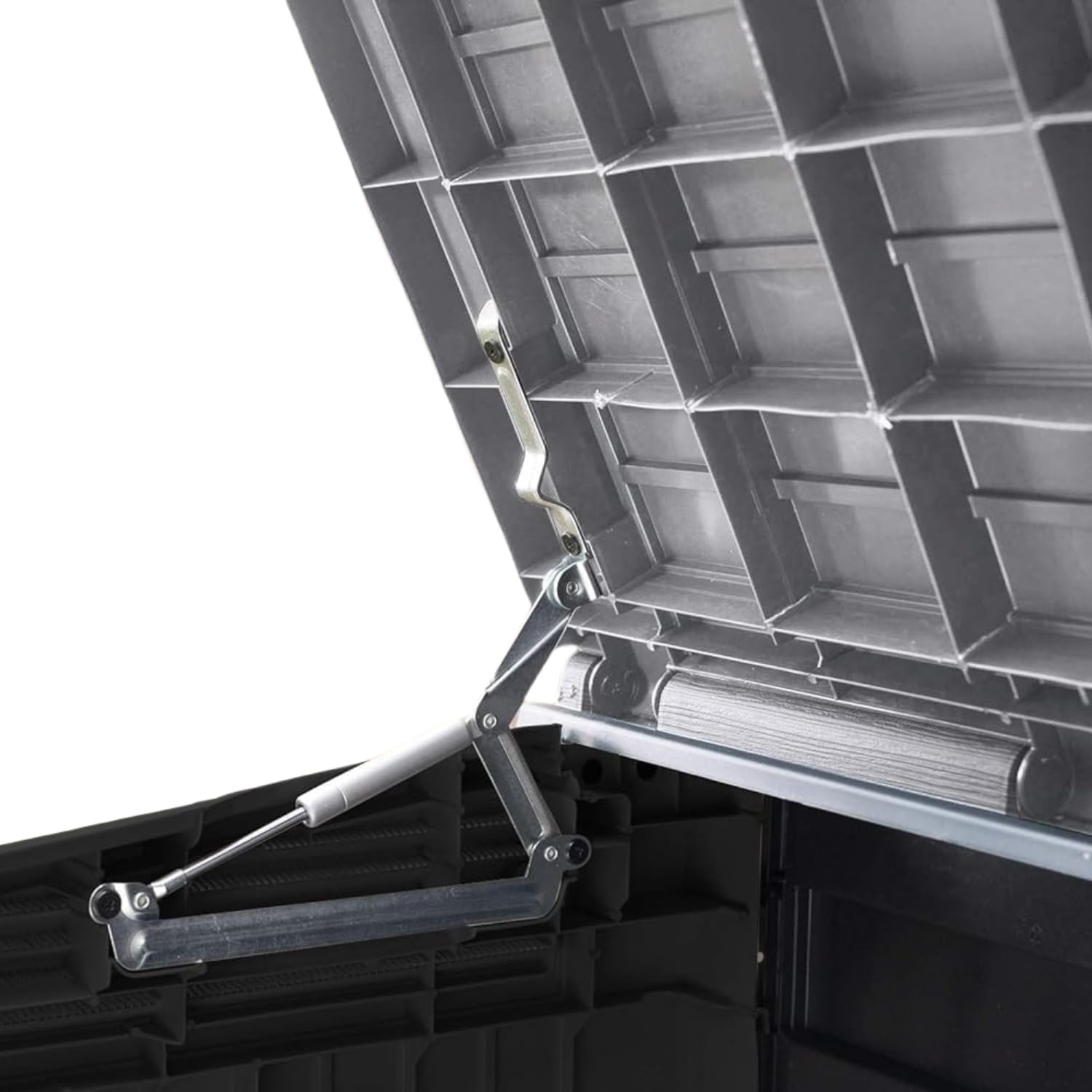 HOOMWELL Pack of 1 Hydraulic Gas Strut Replacement Lid Bracket for Keter Store it Out Midi SIO Nova 880L Box W26P Piston Hinge