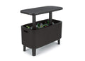Keter Bevy BAR Cocktail Table, Polypropylene, Anthracite Grey