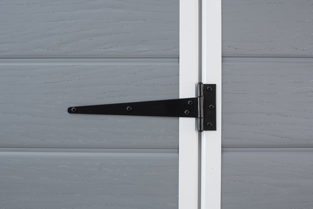 Keter Manor Outdoor Plastic Garden Storage Shed, Grey, 6 x 4 ft