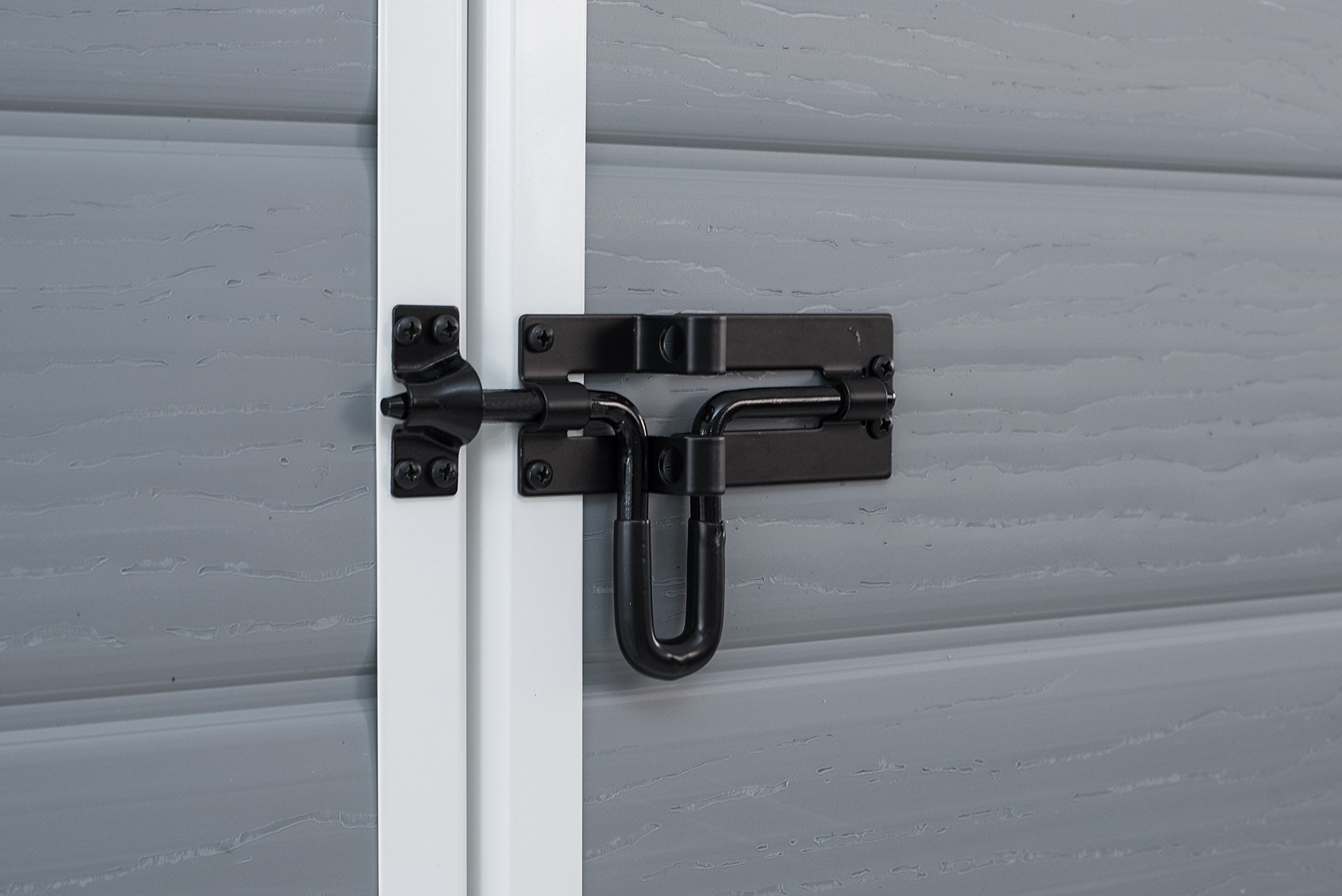 Keter Manor Outdoor Plastic Garden Storage Shed, Grey, 6 x 5 ft