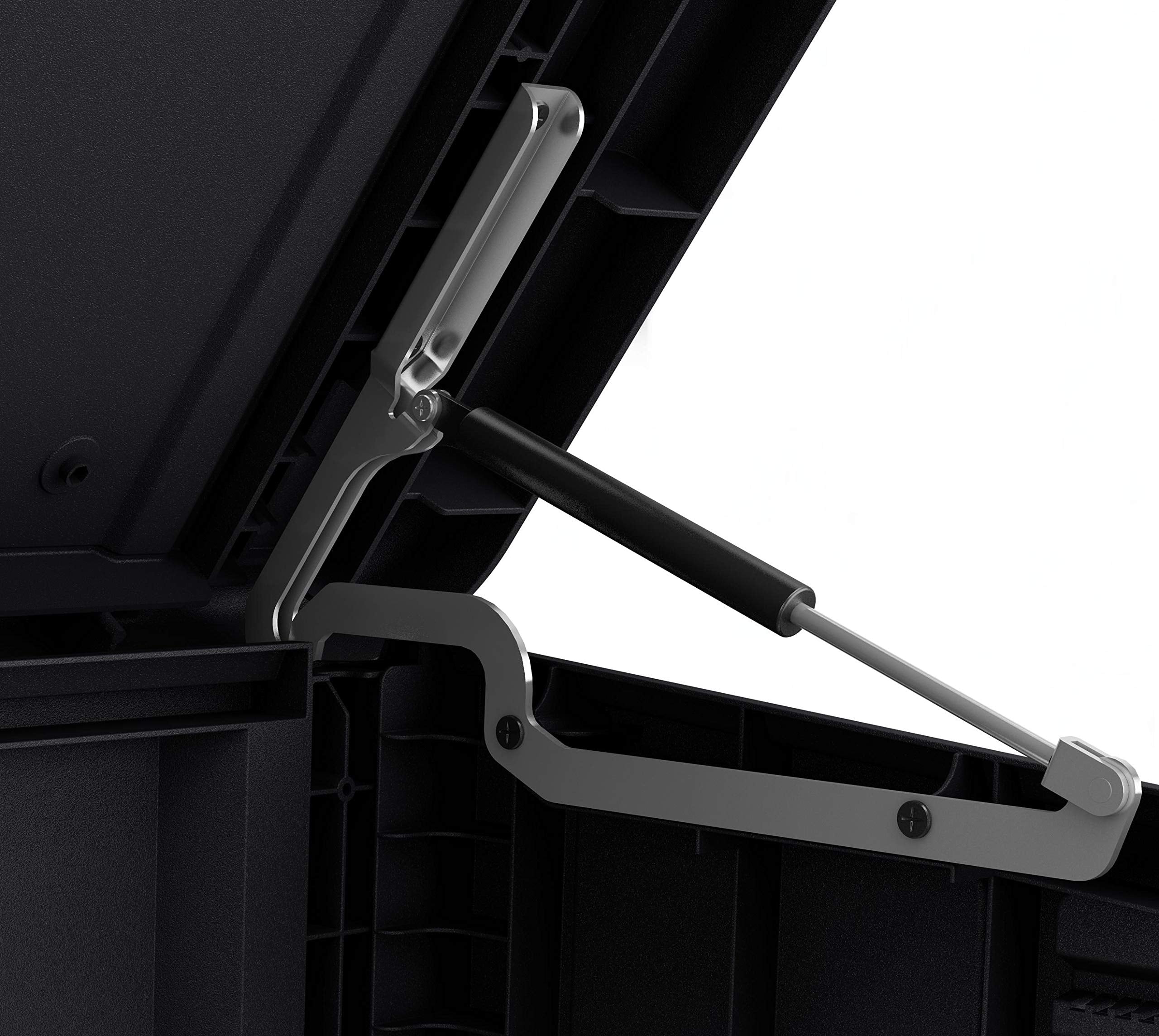 Keter Store It Out Premier XL Outdoor Garden Storage Shed, Grey and Black, 141 x 82 x 123.5 cm