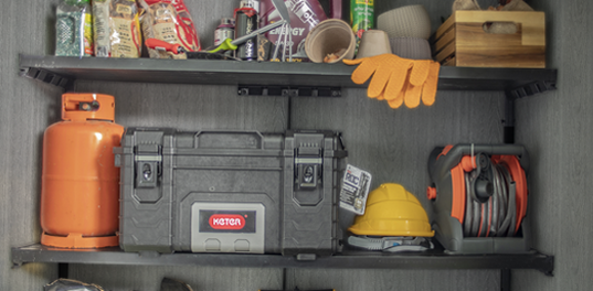 Cortina Alto 1400L Storage Cabinet - Grey