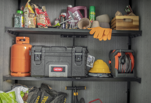 Cortina Alto 1400L Storage Cabinet - Grey