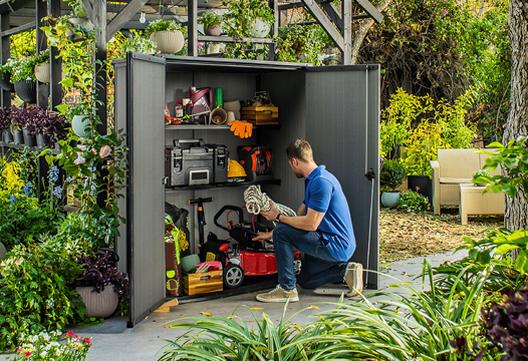 Cortina Alto 1400L Storage Cabinet - Grey