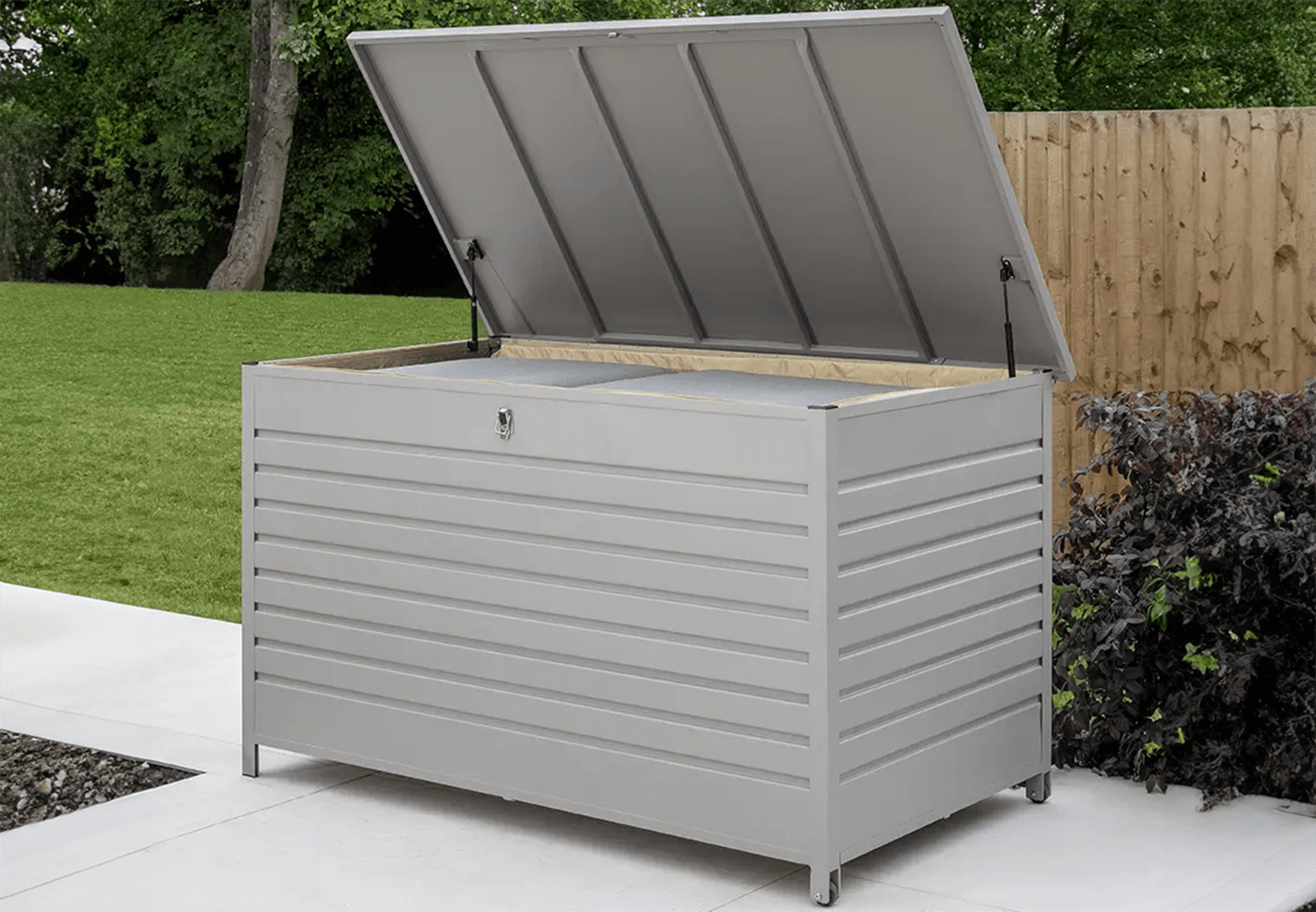Kettler Large Aluminium Storage Box - Pebble