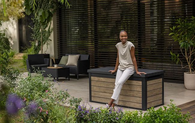 Signature 570L Storage Box - Ashwood Brown