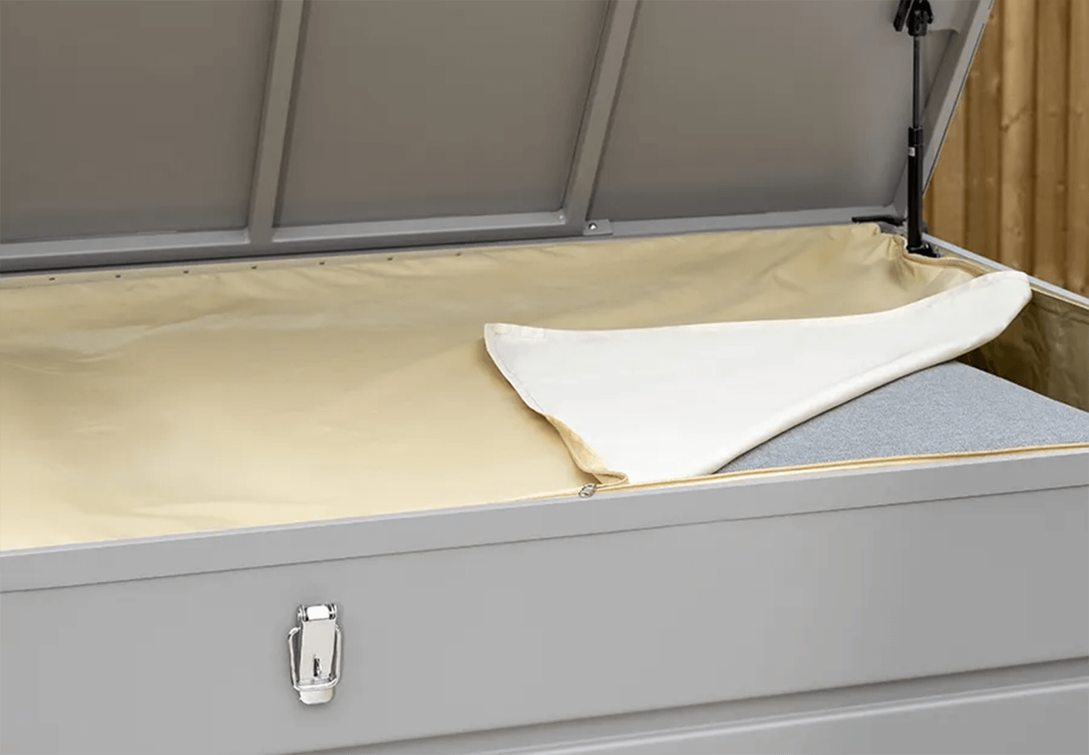 Kettler Medium Aluminium Storage Box - Pebble