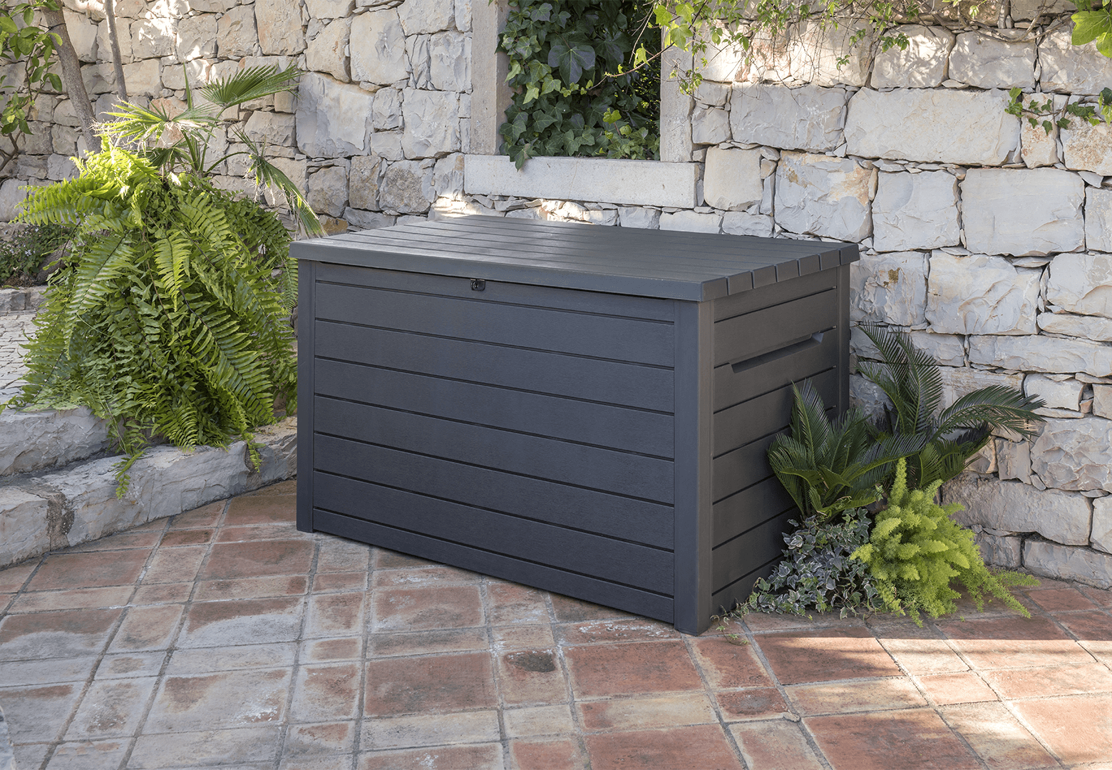 Keter Ontario XXL Deck Storage Box - Anthracite